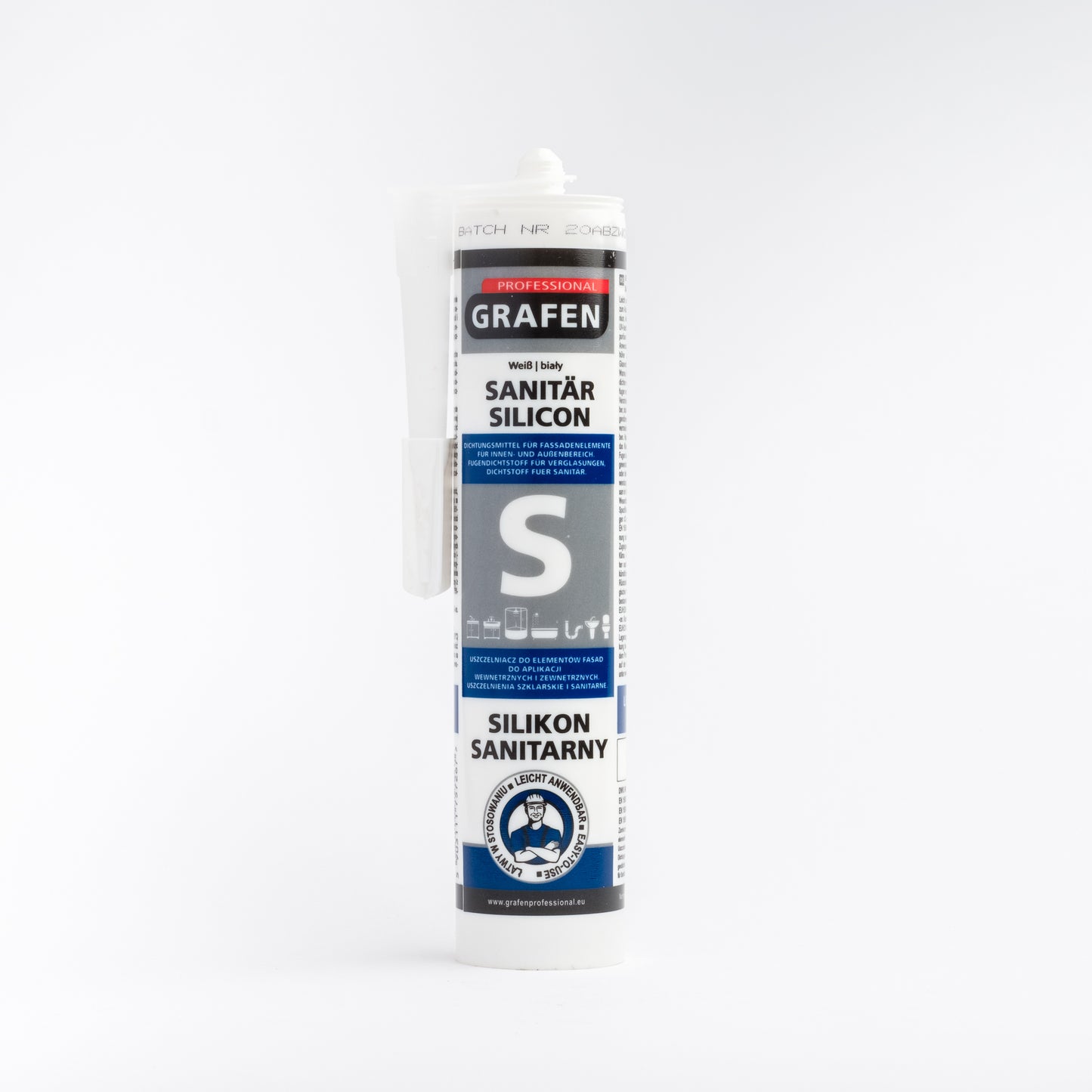 Sanitär Silikon-Dichtmittel - 280 ml - Weiß