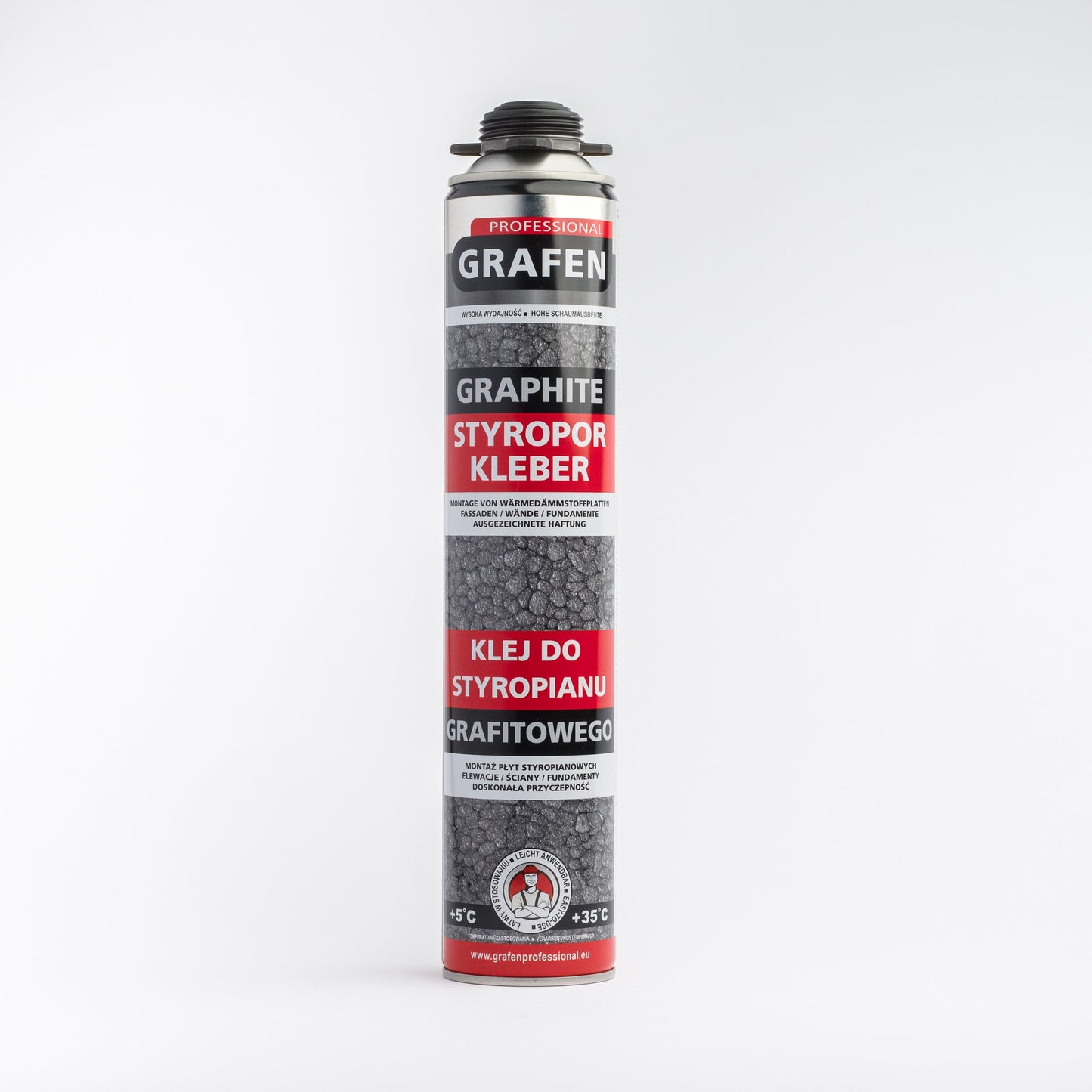 PU Foam - Styro Adhesive Foam Graphite 750ml - 840g
