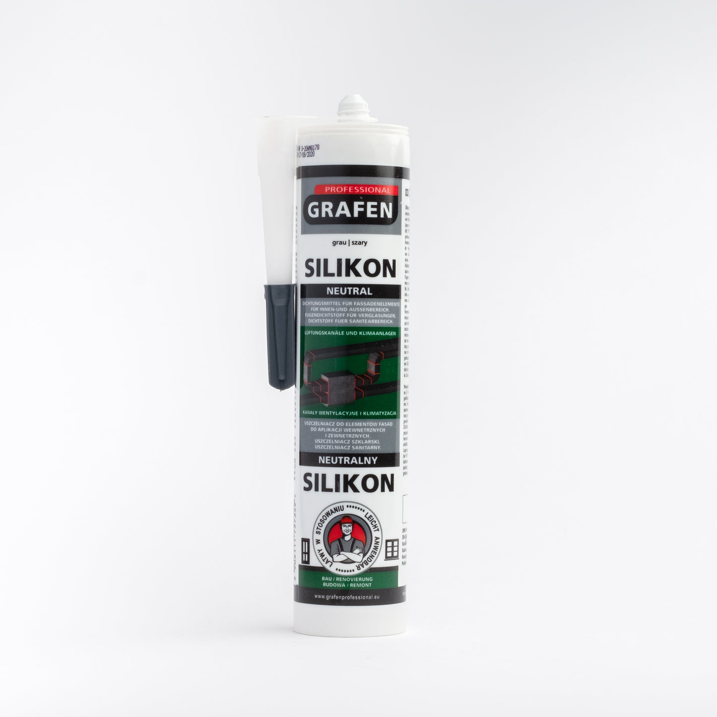 Neutrale Siliconenkit 30% - 280ml - Grijs