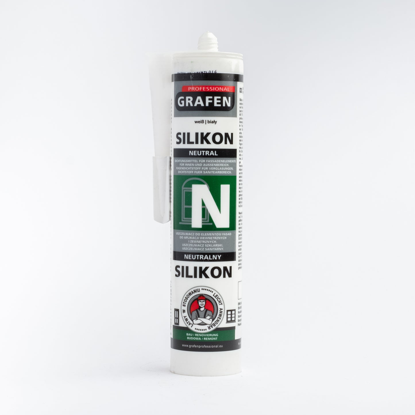 Neutrale Siliconenkit 30% - 280ml - Wit