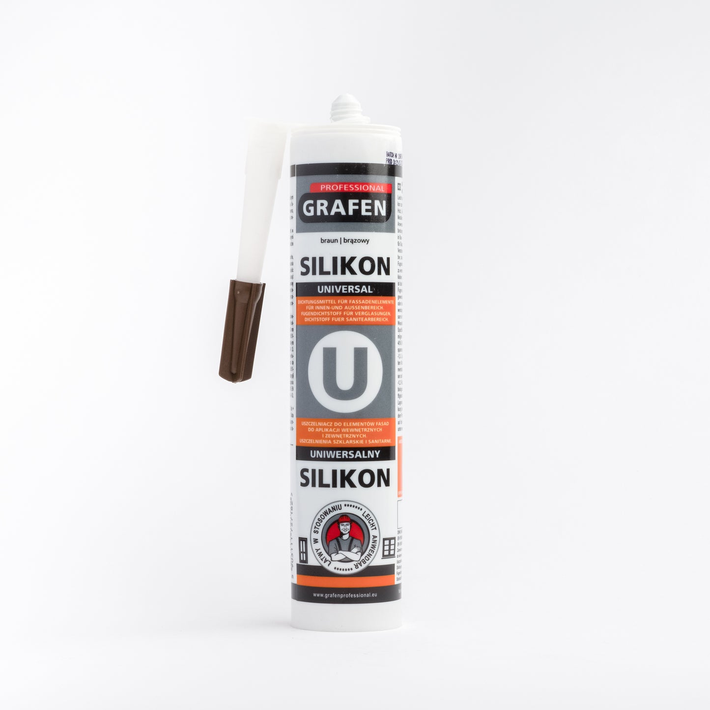 Universele Siliconenkit - 280ml - Bruin