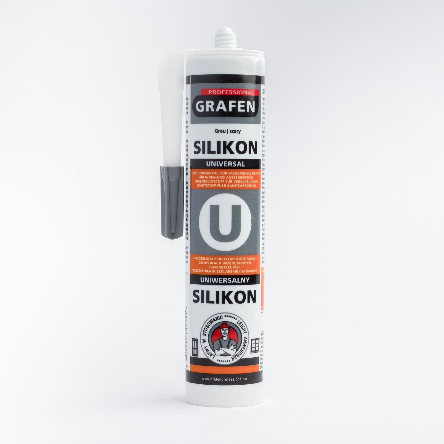 Universele Siliconenkit - 280ml - Grijs