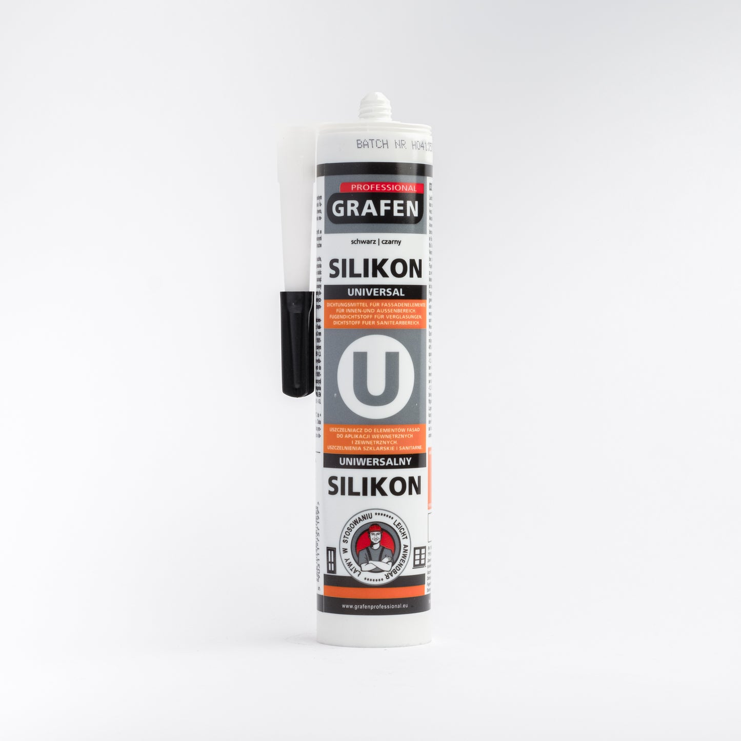 Universele Siliconenkit - 280ml - Zwart